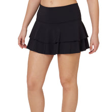 Load image into Gallery viewer, FILA Tiered Ruffle 13.5 Inch Womens Tennis Skirt - Black/XL
- 1