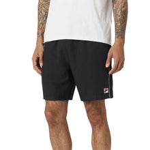 Load image into Gallery viewer, FILA Stretch Woven 7 Inch White Mens Tennis Shorts - BLACK 011/XXL
- 2