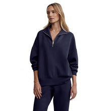 Load image into Gallery viewer, Varley Hawley Half-Zip Womens Sweater - Blue Nights/L
- 2