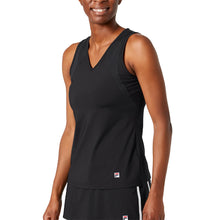 Load image into Gallery viewer, FILA Full Coverage Womens Tennis Tank - Black/XXL
- 1