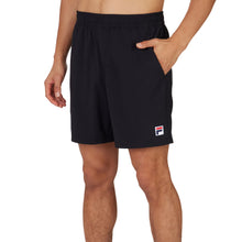 Load image into Gallery viewer, Fila Woven 7 Inch Mens Tennis Short - BLACK 001/XXL
- 1