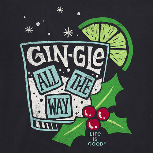 Life Is Good Gin-Gle All The Way Womens T-Shirt - 2