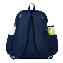 Load image into Gallery viewer, Ame & Lulu Game On Quilted Navy Tennis Backpack
- 2