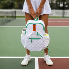 Load image into Gallery viewer, Ame & Lulu Pickleball Time White Backpack
 - 4