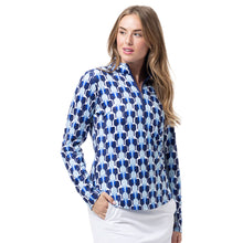 Load image into Gallery viewer, SanSoleil Solcool Print Mock Womens PO
- 17