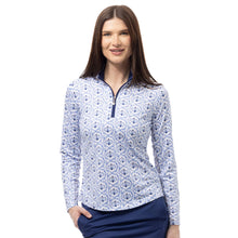 Load image into Gallery viewer, SanSoleil Solcool Print Mock Womens PO - Pickering/XL
- 18
