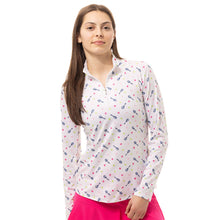 Load image into Gallery viewer, SanSoleil Solcool Print Mock Womens PO - Roundrobin/L
- 7