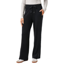 Load image into Gallery viewer, TravisMathew Cloud Terry Wide Leg Womens Pants - Black/L
- 4