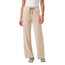 Load image into Gallery viewer, TravisMathew Cloud Terry Wide Leg Womens Pants - Heather Natural/M
- 1