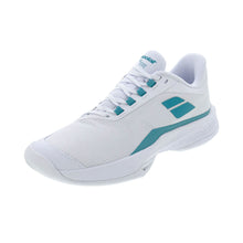 Load image into Gallery viewer, Babolat Jet Tere 2 All Court Womens Tennis Shoe 25 - White/Baltic/B Medium/10.5
- 1
