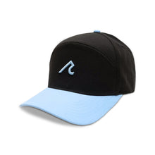 Load image into Gallery viewer, Redvanly R Icon 6-Panel Mens Hat - Tuxedo/Sky Blue/One Size
- 3