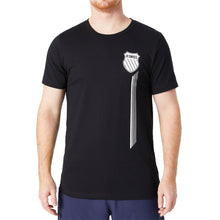 Load image into Gallery viewer, K-Swiss Legacy Stripe Mens Tennis Shirt - Black/XL
- 1
