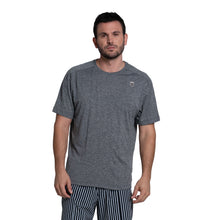 Load image into Gallery viewer, K-Swiss Heather Crew Mens Tennis Shirt - Black/XL
- 1
