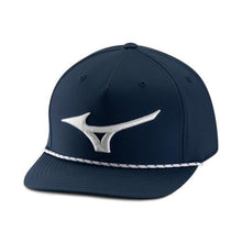 Load image into Gallery viewer, Mizuno Runbird Rope Hat - Navy/Wht
- 1