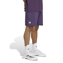 Load image into Gallery viewer, Adidas Club 3 Stripe 7 Inch Mens Tennis Shorts - Aurora Plum/XL
- 5
