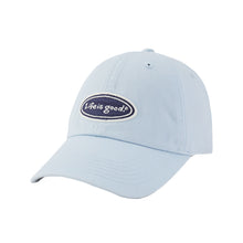 Load image into Gallery viewer, Life is Good Vintage Oval Unisex Chill Cap - Glacier Blue/One Size
- 1