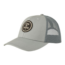 Load image into Gallery viewer, Life is Good Clean LIG Coin Unisex Trucker Cap - Gray Blue/One Size
- 2