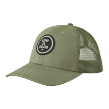 Load image into Gallery viewer, Life is Good Clean LIG Coin Unisex Trucker Cap - Moss Green/One Size
- 3