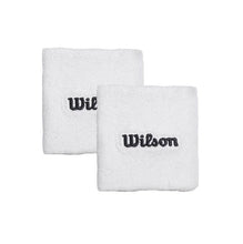 Load image into Gallery viewer, Wilson Wristband 2-Pack - Bright White
- 2