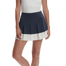 Load image into Gallery viewer, Varley Chase Womens Mid Rise Tennis Skort - Blue Nights/Wht/M
- 1
