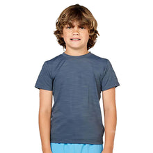 Load image into Gallery viewer, Sofibella Perfect Volley SS Boys Tennis Shirt - Charcoal Melang/M
- 1