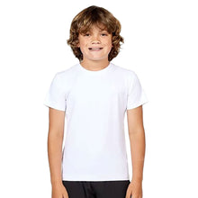 Load image into Gallery viewer, Sofibella SB Boys Shortsleeve WT Boys Tennis Shirt - White/L
- 1
