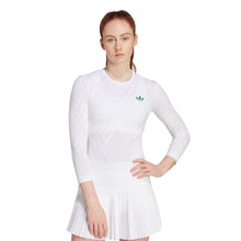 Load image into Gallery viewer, Adidas Pro Womens 3/4 Long Sleeve Shirt - White/M
 - 3