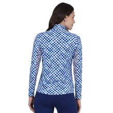 Load image into Gallery viewer, Ibkul Gingham Check Essential Womens QZ
 - 4