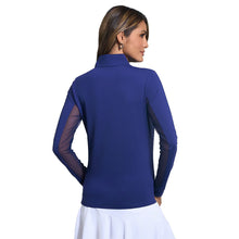 Load image into Gallery viewer, Ibkul Essential Solid Mock LS Womens QZ
- 9