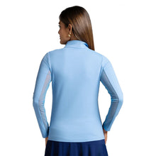 Load image into Gallery viewer, Ibkul Essential Solid Mock LS Womens QZ
- 11