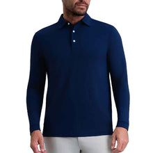 Load image into Gallery viewer, Ibkul Essential Solid LS Mens Polo - Classic Navy/XXL
- 5
