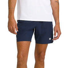 Load image into Gallery viewer, Wilson Tournament V2 7 Inch Mens Tennis Shorts - Classic Navy/XL
- 3