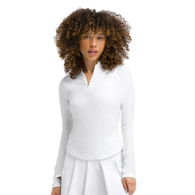 Load image into Gallery viewer, Wilson All Day Half-Zip Womens Tennis Pullover - Bright White/L
- 1