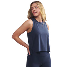 Load image into Gallery viewer, Rhone Serene Womens Tennis Tank - Navy Blue/L
 - 7