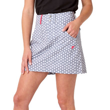 Load image into Gallery viewer, Krimson Klover Kerry 17 Inch Womens Skort - Sunburst Gry Wt/XL
 - 3