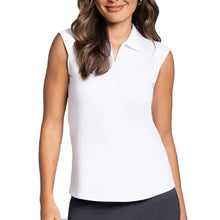 Load image into Gallery viewer, Ibkul Solid Sleeveless Womens Polo - White/XL
- 16