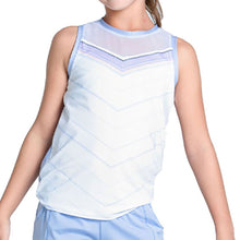 Load image into Gallery viewer, Lucky in Love Lavender Love Tie Girls Tennis Tank - Baby Lavender/M
- 1