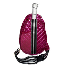 Load image into Gallery viewer, Vaught Sports Puffer Sling Pickleball Sling Bag 25 - Hot Pink
 - 3