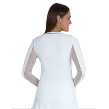 Load image into Gallery viewer, Ibkul Essential Solid LS Crew Mesh Wmn Tenns Shirt
- 8