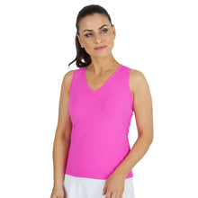 Load image into Gallery viewer, Ibkul Womens Tennis Tank Top - Hot Pink/L
 - 1