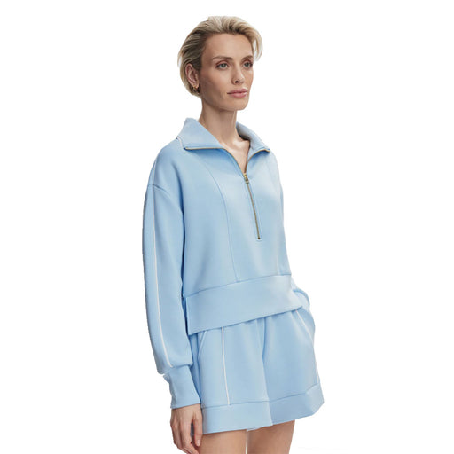 Varley Davenport Half-Zip Womens Pullover - Airy Blue/M