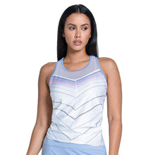 Load image into Gallery viewer, Lucky In Love Lavender Love Tie Womens Tennis Tank - Baby Lavender/L
- 1
