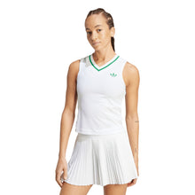 Load image into Gallery viewer, Adidas London Wow Pro White Womens Tennis Tank - White/M
 - 1