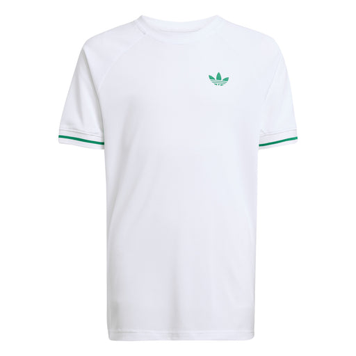 Adidas Pro Climacool Boys SS Crew Tennis Shirt - White/L