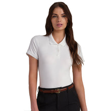 Load image into Gallery viewer, Rhone Course to Court Snap SS Womens Polo - Snow White/L
 - 1