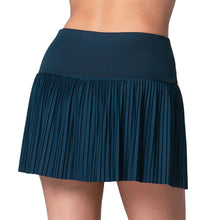 Load image into Gallery viewer, Lucky In Love Racer Rib Pleat Womens Tennis Skirt
 - 4