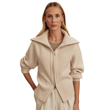 Load image into Gallery viewer, Varley Enrico Knit Womens Jacket - Silver Birch/L
 - 1