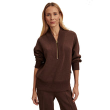 Load image into Gallery viewer, Varley Sally Half-Zip Womens Pullover - Coffee Bean Mrl/L
 - 4