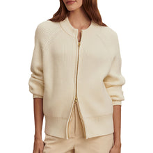 Load image into Gallery viewer, Varley Milo Zip Through Knit Womens Jacket - Egret/L
 - 1