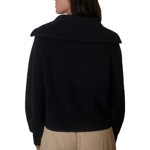 Varley Maura Womens Half Zip Rib Knit Pullover - 2